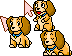 Pretty American Cocker Spaniel Cursor Set thumbnail