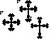 12 Black Crosses Cursor Set thumbnail
