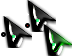3D black X (demo) Cursor Set thumbnail