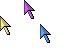 Normal Colored 3D Pointerscursor set teaser