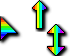 3D Rainbow Cursor Set thumbnail