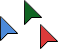 Barry's Colored Arrows Cursor Set thumbnail