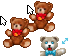 Teddy Bear Cursor Set thumbnail