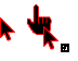 Black-Red Pointers Cursor Set thumbnail