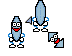 Blue Dancing Banana Cursor Set thumbnail