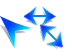 Blue Phlame Arrow Cursor Set thumbnail