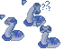 Blue ball python snake Cursor Set thumbnail