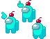 My Cute Cyan Chew Cherry Cake Cursor Set thumbnail