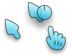 ComixCursors Blue Regular Cursor Set thumbnail