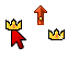 Crown (8-bits)cursor set teaser