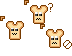 Cute Bread Pointerscursor set teaser