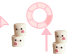 Cute Marshmallows Cursor Set thumbnail