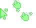 Cute Aesthetic Light Green Cursor Set thumbnail