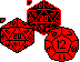 DnD Dice Red Cursor Set thumbnail