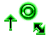 Flashing Neon Green and Black Cursor Set thumbnail