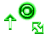 Flashing Neon Green and Clear Cursor Set thumbnail