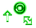 Flashing Neon Green and White Cursor Set thumbnail