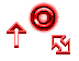 Flashing Neon Red and Clear Cursor Set thumbnail
