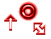 Flashing Neon Red and White Cursor Set thumbnail