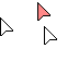 Flat Wedges Cursor Set thumbnail
