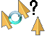 Golden Arrow Smaller Cursor Set thumbnail