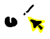 Goofy Black Cursor Set thumbnail