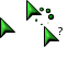 Green beveled Cursor Set thumbnail