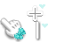 Cute Hand Minnie Blue Bow Teaser