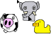 handrawn animals Cursor Set thumbnail