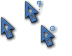 Hollow Blue Cursor Set thumbnail