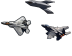 Jet fighters Cursor Set thumbnail