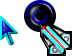 Metallic Blue Cursor Set thumbnail