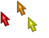 Multicolor Glass Cursor Set thumbnail