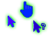 Multicoloured Pointers (W.I.P) Cursor Set thumbnail