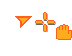 neon and bright orange_left Cursor Set thumbnail
