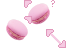 Pink Macaron Kawaii Cursor Set thumbnail