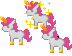 Sparkly Pink Unicorns Cursor Set thumbnail