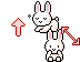 Pink Chubby Bunny Cursor Set thumbnail