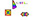 Hand Drawn Rainbow Pointers (non-animated)cursor set teaser
