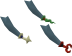 Rune Scimitars (Gods)cursor set teaser