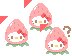 Strawberry Hello Kitty Cursor Set thumbnail