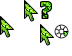 (wнole sет) Leaf Cursor Set thumbnail