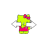 Hello Kitty Horizontal Resize.ani Preview