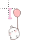 bunny with balloon text select.ani Preview