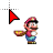Mario With Cape Feather Running.ani Preview
