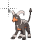 Houndoom 8-bit Pokémon normal select.ani Preview