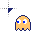 pac-man ghost yellow left.ani Preview