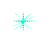 teal sparkles.ani Preview