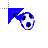 DarkBlueFlamingBall.cur Preview