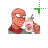 Spiderman Xmas left select.ani Preview